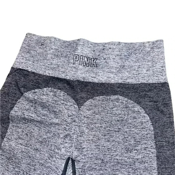 PINK by Victoria’s secret Gray & Black Seamless‎ Contour Leggings, Small - Picture 3 of 4